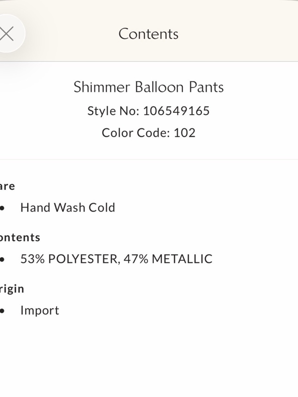 Free People Shimmer Metallic Balloon Pants. Aqua Mint: Metallic Baby Blue. Small - Picture 15 of 17